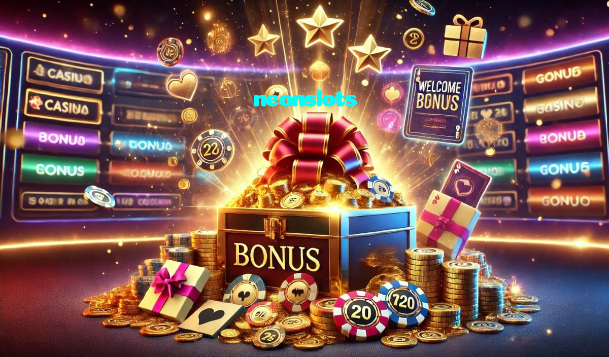 neonslots خوش آمدید بونس +600% پیشکش موبائل ایپ کے پروموشن سیکشن میں دکھائی دیتی ہے۔