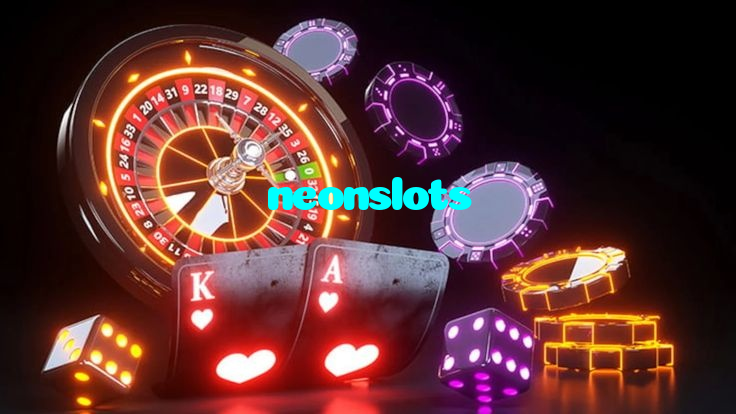 neonslots casino presented on mobile device in Pakistan with slots and live games